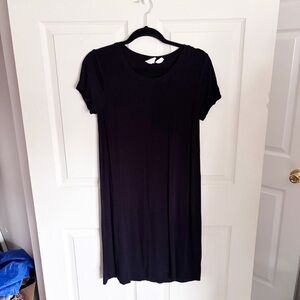 C&C California Black Short Sleeve T-Shirt Dress Size Small